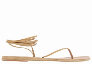 Ancient Greek Sandals Celia Gladiator Sandalen Dames Beige | WRT653PE