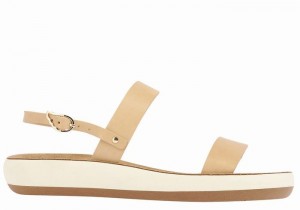 Ancient Greek Sandals Clio Comfort Casual Sandalen Dames Beige | IPO396EY