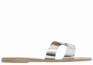 Ancient Greek Sandals Desmos Schuifsandalen Dames Zilver | PYS202MQ