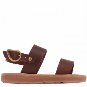 Ancient Greek Sandals Little Clio Soft Casual Sandalen Kinderen Koffie | SIH341XY