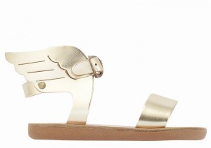 Ancient Greek Sandals Little Ikaria Soft Casual Sandalen Kinderen Goud Wit | BRZ9831UX