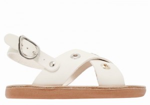 Ancient Greek Sandals Little Maria Eyelets Soft Casual Sandalen Kinderen Wit | JIS1842MK