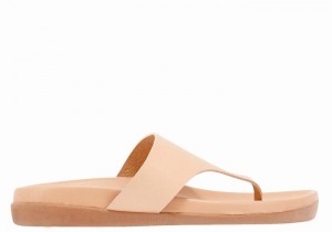 Ancient Greek Sandals Mera Footbed Teenslippers Dames Beige | TEZ3580DW