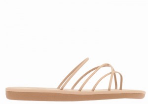 Ancient Greek Sandals Pu Schuifsandalen Dames Beige | DPA50100UH