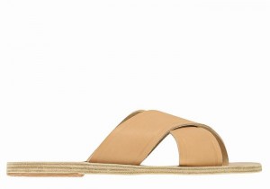 Ancient Greek Sandals Thais Schuifsandalen Dames Beige | RWA7420KK