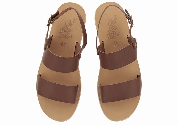 Ancient Greek Sandals Dinatos Casual Sandalen Heren Koffie | AXZ2410WQ