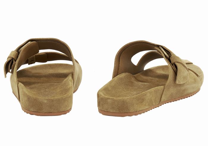 Ancient Greek Sandals Diogenis Pantoffels Heren Groen | EOG2336GH