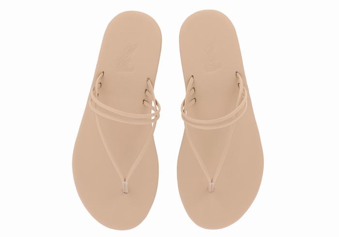 Ancient Greek Sandals E Teenslippers Dames Beige | DPO1350BV