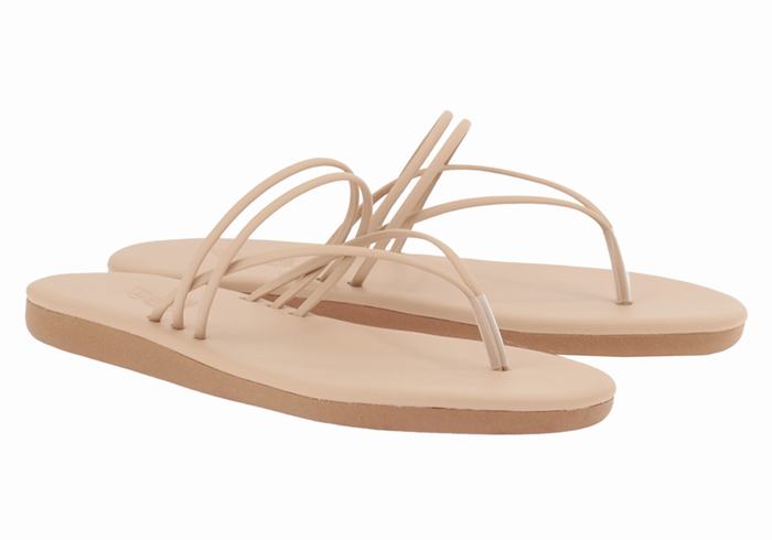 Ancient Greek Sandals E Teenslippers Dames Beige | DPO1350BV