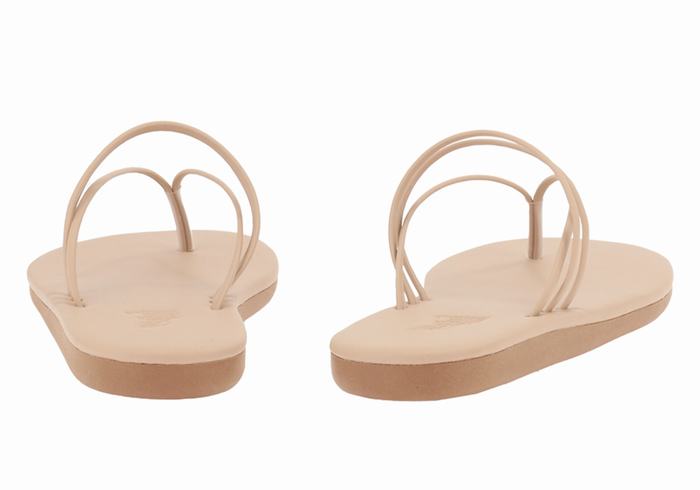 Ancient Greek Sandals E Teenslippers Dames Beige | DPO1350BV