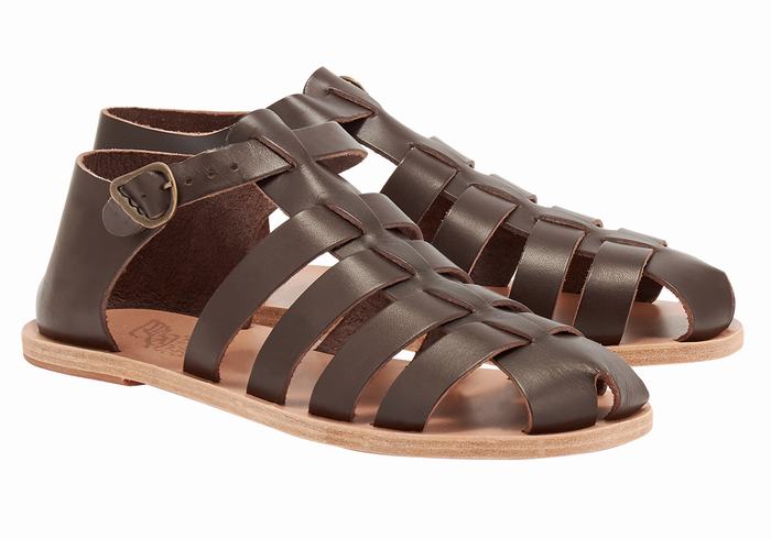 Ancient Greek Sandals Homer Vissers Sandalen Heren Chocola | TNL3141UL