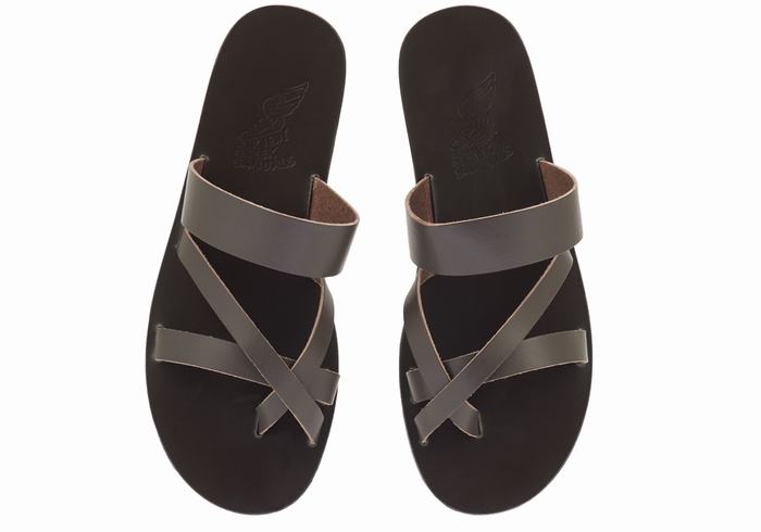 Ancient Greek Sandals Jason Schuifsandalen Heren Chocola | UHM145HK