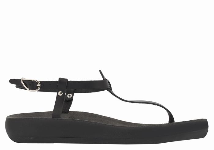 Ancient Greek Sandals Lito Comfort Achterband Sandalen Dames Zwart | RWB1322TZ