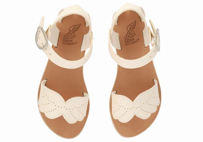 Ancient Greek Sandals Little Andromeda Soft Casual Sandalen Kinderen Wit | AOU2313JK