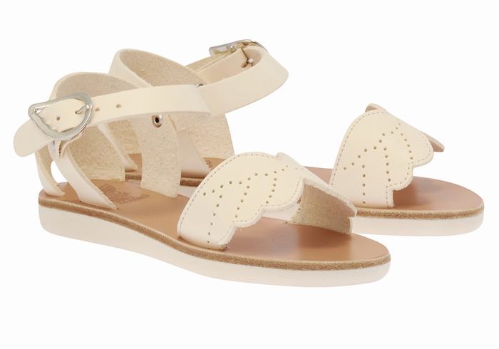 Ancient Greek Sandals Little Andromeda Soft Casual Sandalen Kinderen Wit | AOU2313JK