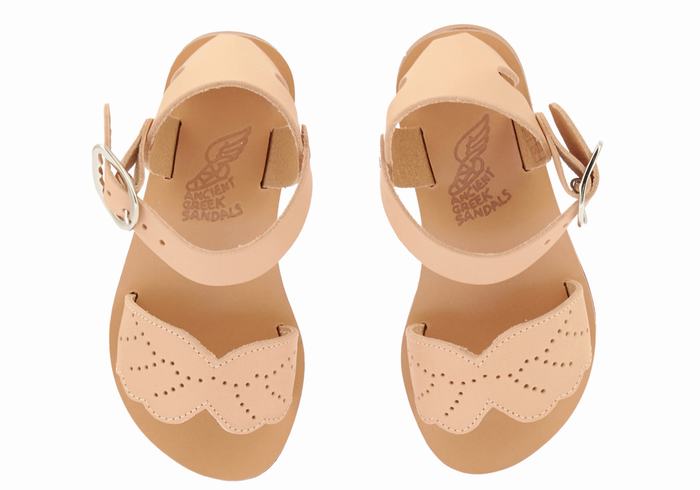 Ancient Greek Sandals Little Andromeda Soft Casual Sandalen Kinderen Beige | CUK1262YU