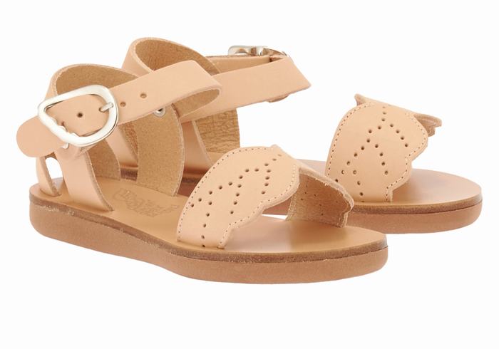 Ancient Greek Sandals Little Andromeda Soft Casual Sandalen Kinderen Beige | CUK1262YU