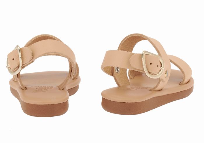 Ancient Greek Sandals Little Calamos Soft Casual Sandalen Kinderen Beige | AHX3891FJ