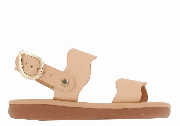 Ancient Greek Sandals Little Calamos Soft Casual Sandalen Kinderen Beige | AHX3891FJ