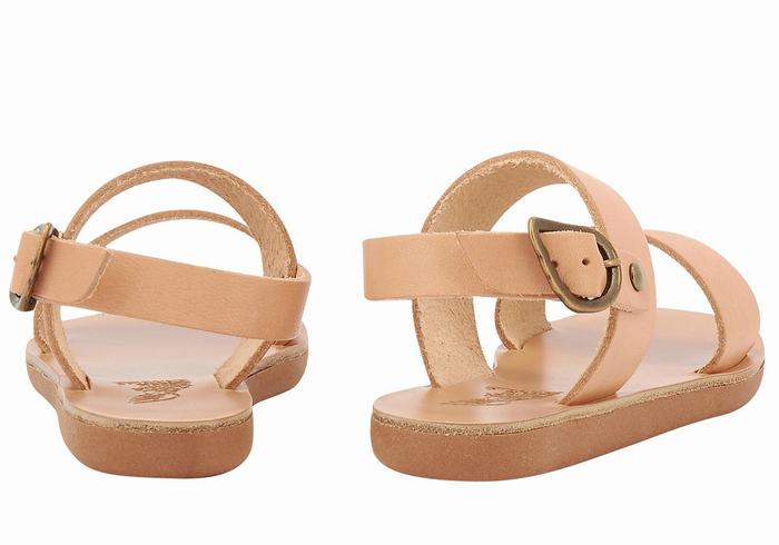 Ancient Greek Sandals Little Clio Soft Casual Sandalen Kinderen Beige | WNT9028NF