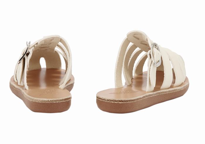 Ancient Greek Sandals Little Cosmia Soft Vissers Sandalen Kinderen Wit | YMT5651XU