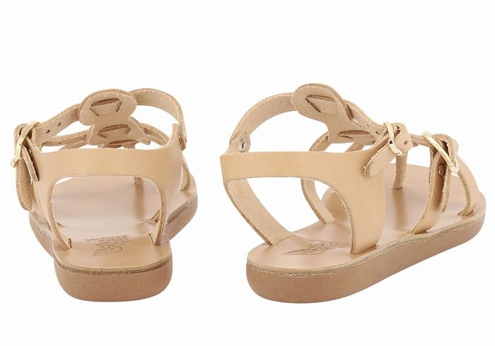 Ancient Greek Sandals Little Grace Kelly Soft Platte Sandalen Kinderen Beige | YDN1026SV