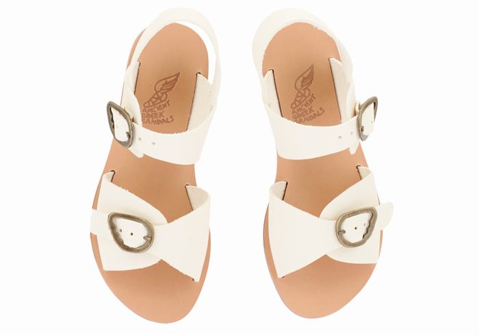 Ancient Greek Sandals Little Irini Soft Casual Sandalen Kinderen Wit | CIQ3143NT