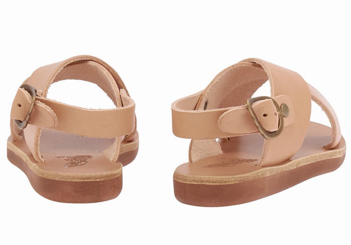 Ancient Greek Sandals Little Maria Soft Casual Sandalen Kinderen Beige | ICQ96ZM