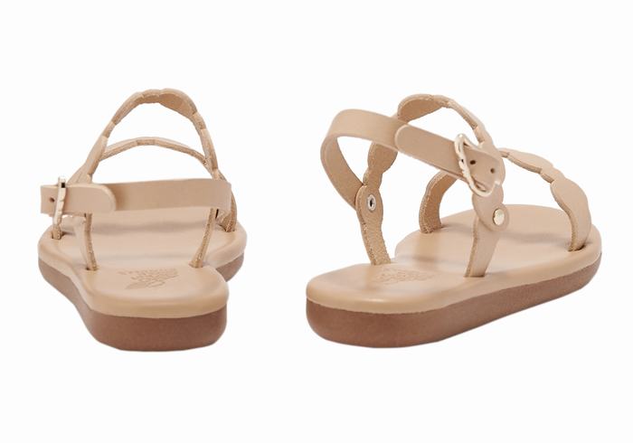 Ancient Greek Sandals Little Orion Soft Platte Sandalen Kinderen Beige | GEG366CG