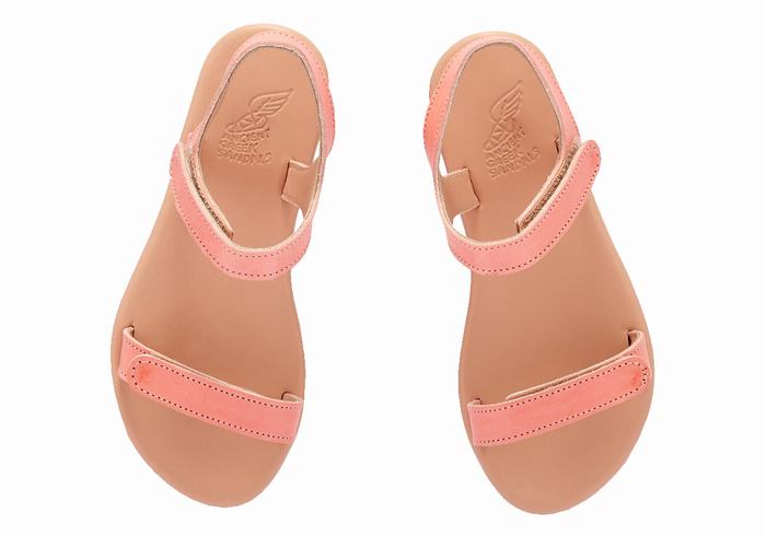 Ancient Greek Sandals Little Poros Soft Casual Sandalen Kinderen Roze | WVR7556TM