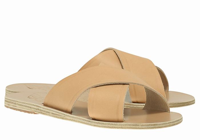 Ancient Greek Sandals Thais Schuifsandalen Dames Beige | RWA7420KK